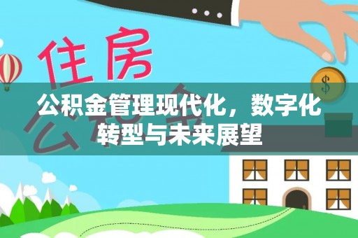 隆化公积金管理现代化，数字化转型与未来展望