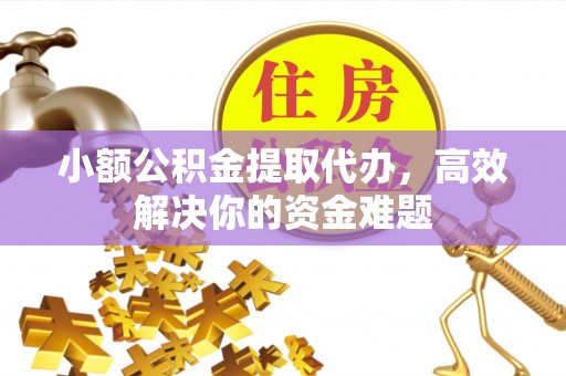 隆化小额公积金提取代办，高效解决你的资金难题