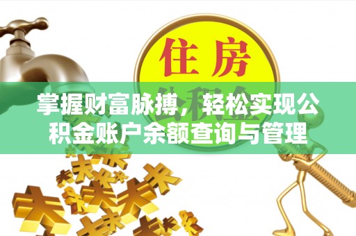 隆化掌握财富脉搏，轻松实现公积金账户余额查询与管理