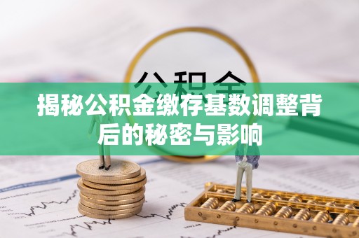 隆化揭秘公积金缴存基数调整背后的秘密与影响