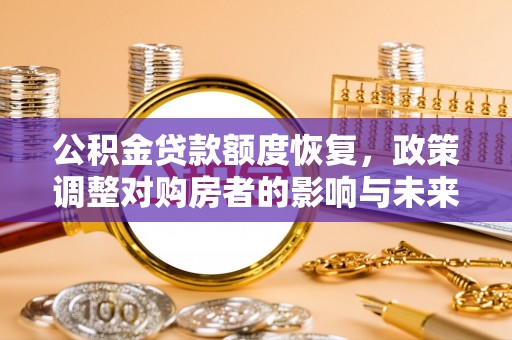 隆化公积金贷款额度恢复，政策调整对购房者的影响与未来展望