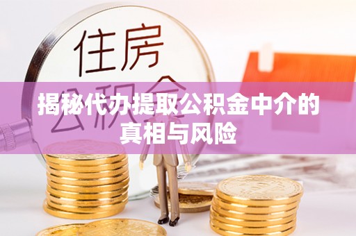 隆化揭秘代办提取公积金中介的真相与风险