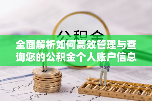 隆化全面解析如何高效管理与查询您的公积金个人账户信息