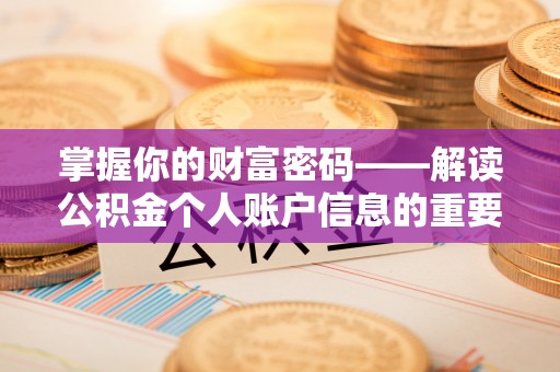 隆化掌握你的财富密码——解读公积金个人账户信息的重要性