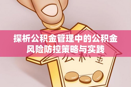 隆化探析公积金管理中的公积金风险防控策略与实践