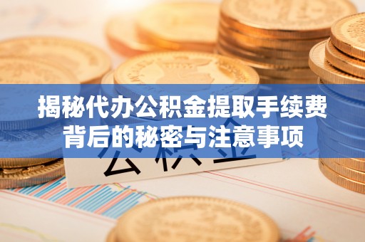 隆化揭秘代办公积金提取手续费背后的秘密与注意事项
