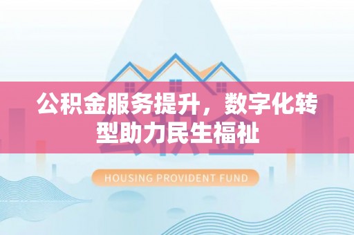 隆化公积金服务提升，数字化转型助力民生福祉