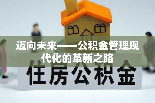 隆化迈向未来——公积金管理现代化的革新之路