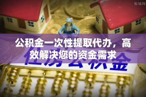 隆化公积金一次性提取代办，高效解决您的资金需求